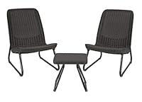 Algopix Similar Product 7 - Keter Rio 3 Piece Resin Wicker Patio