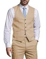 Algopix Similar Product 6 - HANBANGWEI Champagne Men Suit 2 Piece