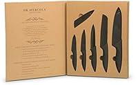 Algopix Similar Product 15 - Dr Mercola Black Ceramic Knife Set 5