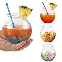 Algopix Similar Product 15 - Small Round Plastic Fish Bowls for