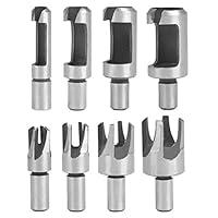 Algopix Similar Product 17 - WOWOSS 8Pcs Wood Plug Tenon Drill Bit