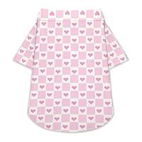 Algopix Similar Product 16 - Watercolor Love Hearts Pink Checkered