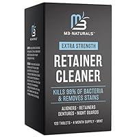 Algopix Similar Product 2 - M3 Naturals Retainer Cleanser Tablets