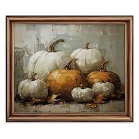 Algopix Similar Product 9 - Autumn Halloween Pumpkins Still Life