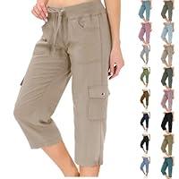 Algopix Similar Product 4 - Capri Pants for Women Hiking Cargo