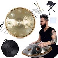 Algopix Similar Product 11 - Handpan Drum 12 Tones 22 Inch Steel