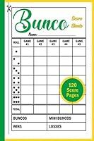 Algopix Similar Product 12 - Bunco Score Sheets 69 Small Size