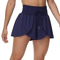 Algopix Similar Product 5 - Flowy Running Shorts for Women Gym Yoga