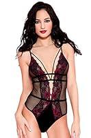Algopix Similar Product 12 - Music Legs Fishnet Teddy With Front