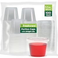 Algopix Similar Product 12 - Freshware Portion Cups 55 oz  100