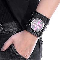 Algopix Similar Product 2 - 1426mm Wide stitched leather watch