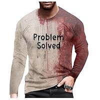 Algopix Similar Product 2 - Problem Solved Bloody ShirtMen Im Fine