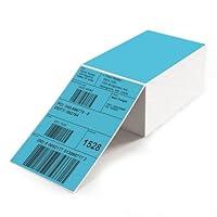 Algopix Similar Product 7 - YIKIADA Blue Direct Thermal Labels 4 x