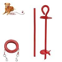 Algopix Similar Product 19 - hokojix Pet Tie Out Cable  Stake 3