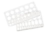 Algopix Similar Product 15 - Circle and Eclipse Oval Template Set