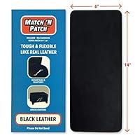 Algopix Similar Product 5 - Match N Patch Realistic Black Leather