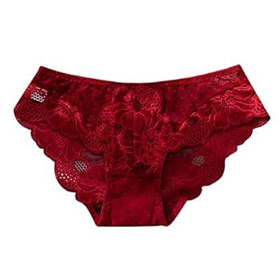 Best Deal for Women Lace Underwear Sexy Breathable Hipster Panties