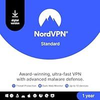 Algopix Similar Product 10 - NordVPN Standard  1Year  VPN 