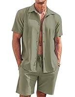 Algopix Similar Product 1 - COOFANDY Mens Vacation Outfits Cuban