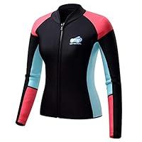 Algopix Similar Product 9 - Lemorecn Womens 15mm Wetsuits Jacket