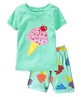 Algopix Similar Product 19 - Girls Pajamas Short Sleeve 100 Cotton