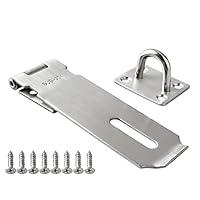 Algopix Similar Product 10 - Alise 5 Inch Hasp LatchDoor Hinge Lock