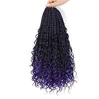 Algopix Similar Product 17 - 14Inch Crochet Box Braids Hair 8 Packs