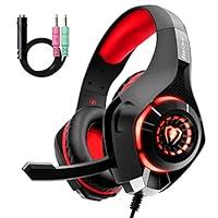Algopix Similar Product 14 - Beexcellent GM1RED Gaming headset for
