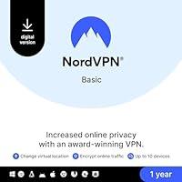 Algopix Similar Product 1 - NordVPN Basic  1Year  Premium VPN