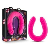 Algopix Similar Product 16 - Blush Ruse  Double Ended Curved Dildo