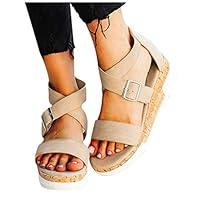 Algopix Similar Product 4 - Dainzusyful Womens Open Toe Ankle