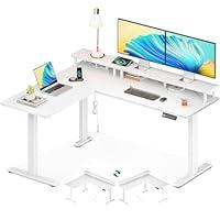 Algopix Similar Product 1 - AODK Electric LShaped Standing Desk