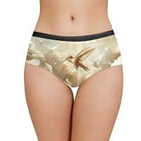 Algopix Similar Product 18 - Belidome Hummingbird Flower Underwear