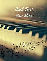 Algopix Similar Product 8 - Blank Sheet Piano Music 100 pages