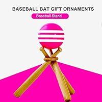 Algopix Similar Product 12 - Wooden Baseball Stand Baseball Display