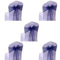 Algopix Similar Product 17 - Bows for Chair Cover Colorful Elegant