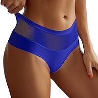 Algopix Similar Product 14 - Womens Solid Panties Mesh Sexy Soft