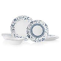 Algopix Similar Product 8 - Corelle 12Piece Dinnerware Set Service