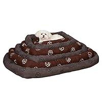 Algopix Similar Product 4 - Slumber Pet Embroidered Pawprint Crate