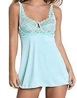 Algopix Similar Product 19 - Sweet Pea Chemise Set Aqua Medium/Large