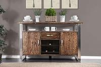 Algopix Similar Product 4 - Benjara BM183606 Metal and Wooden