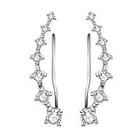 Algopix Similar Product 6 - YAN  LEI Sterling Silver Sweep up Ear