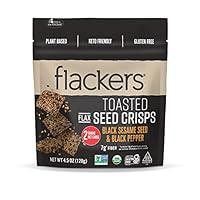 Algopix Similar Product 9 - Flackers Black Sesame  Black Pepper