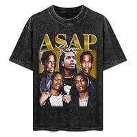 Algopix Similar Product 18 - Mens Womens ASAP Rapper Rocky Vintage