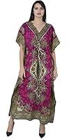 Algopix Similar Product 15 - SKAVIJ Womens Tunic Viscose Kaftan