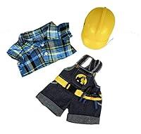 Algopix Similar Product 11 - Construction Worker with Hard Hat Teddy