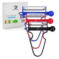 Algopix Similar Product 1 - KITOOL Upgraded Vegetable Peeler For