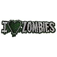 Algopix Similar Product 12 - I Heart Zombies Iron On Patch By