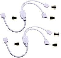 Algopix Similar Product 14 - TronicsPros 2pcs 4 Pin LED Splitter