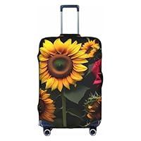 Algopix Similar Product 15 - YHBLYKXP Sunflower Rose print Luggage